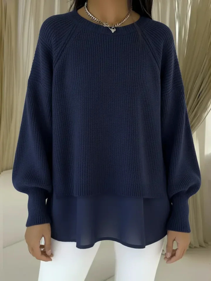 Casilda | Jersey Efecto Dos Piezas