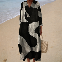 Vestido de Verano Impreso que Realza
