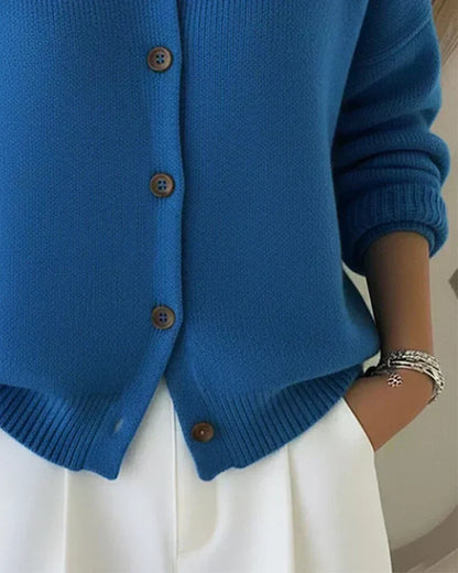 Vega | Chaqueta de Punto con Cuello Camisero