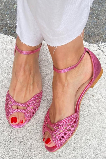 Araceli - Sandalias Trenzadas Elegantes para Verano