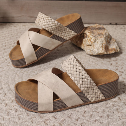 Sandalias de Elegancia Tejida