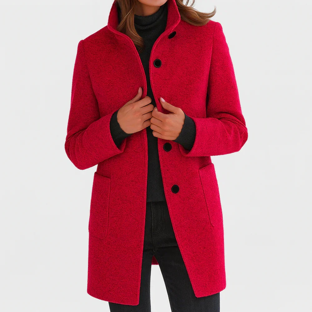 CLASSWOOL™║Abrigo de lana clásico