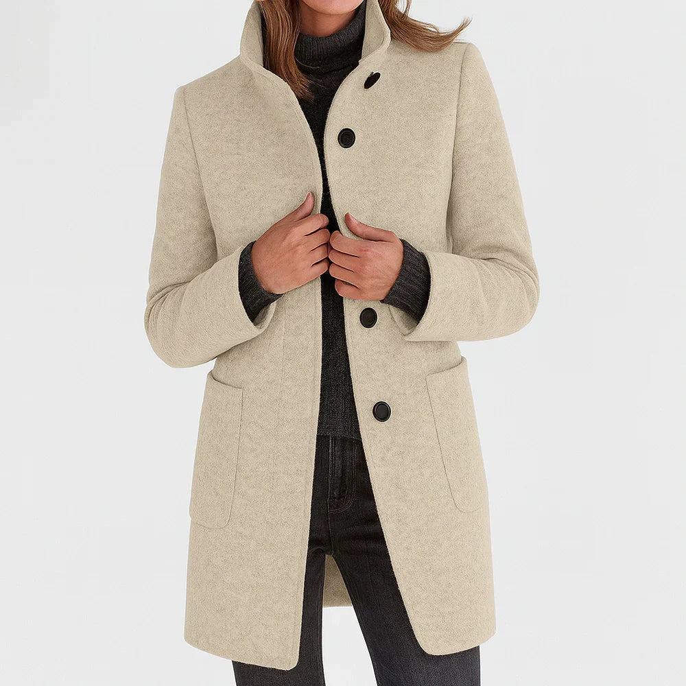 CLASSWOOL™║Abrigo de lana clásico