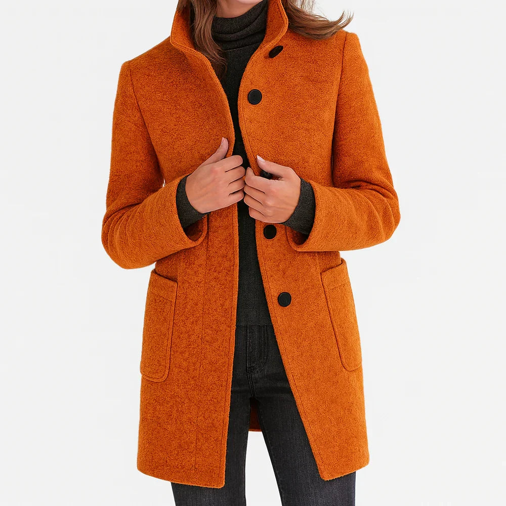 CLASSWOOL™║Abrigo de lana clásico