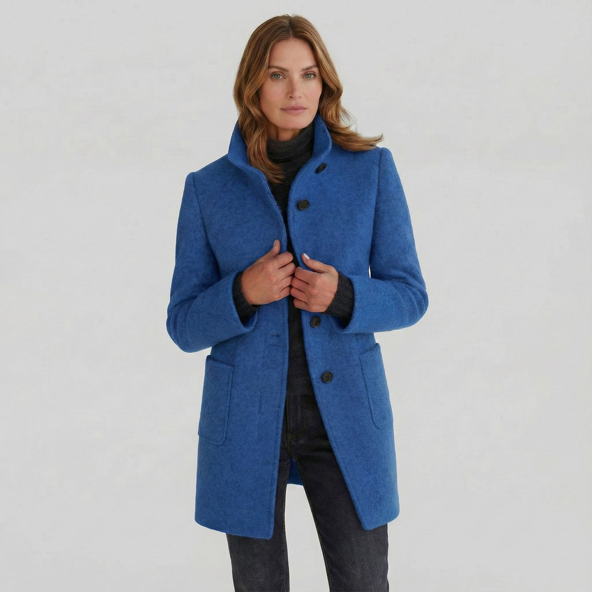 CLASSWOOL™║Abrigo de lana clásico