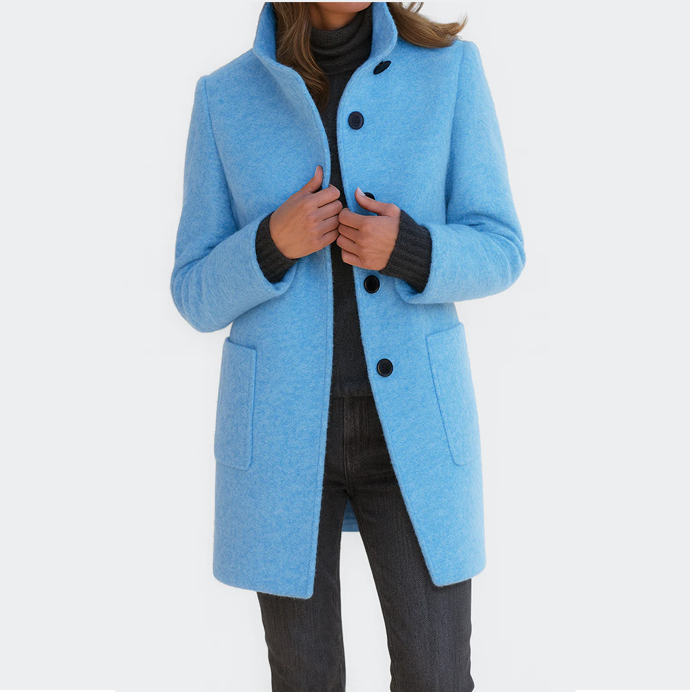 CLASSWOOL™║Abrigo de lana clásico