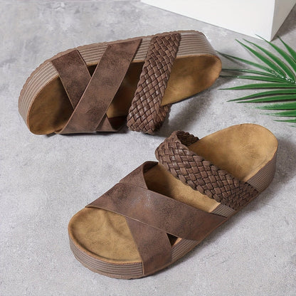 Sandalias de Elegancia Tejida