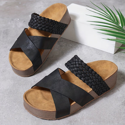 Sandalias de Elegancia Tejida