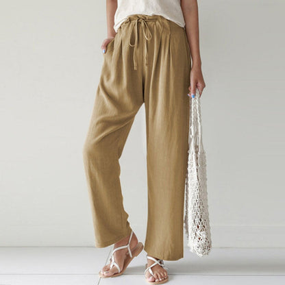 Vara - Pantalones Relaxed Fit con Cintura Ajustable