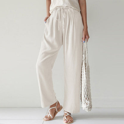 Vara - Pantalones Relaxed Fit con Cintura Ajustable