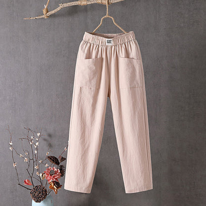 Alyra - Pantalones Relax con Bolsillos
