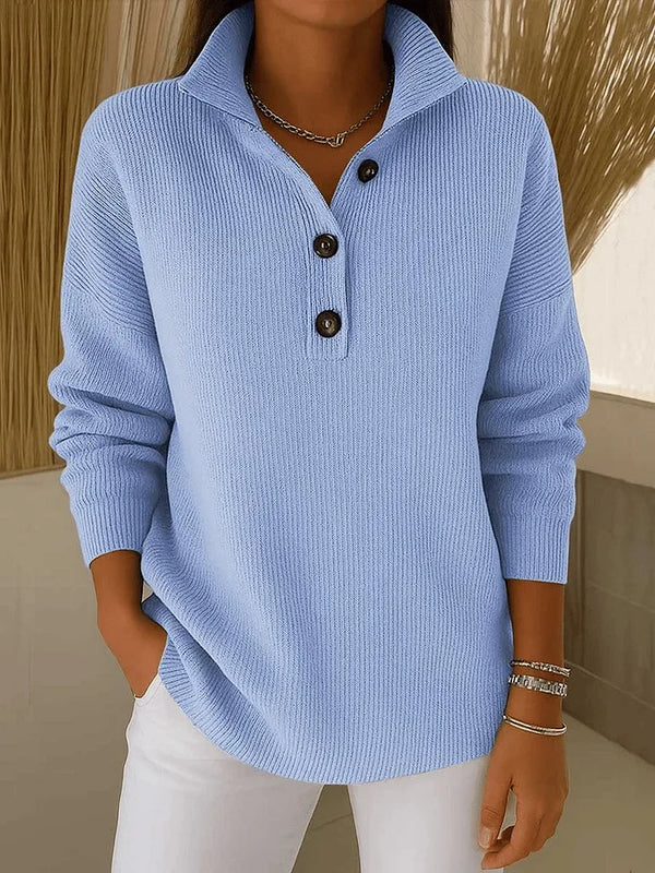 Amparo | Jersey Polo con Cuello de Pico