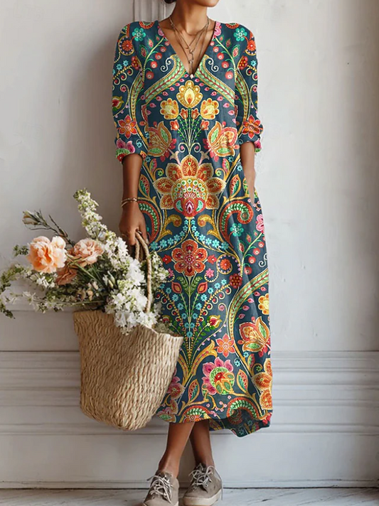 Ámbar | Vestido Largo Fresco