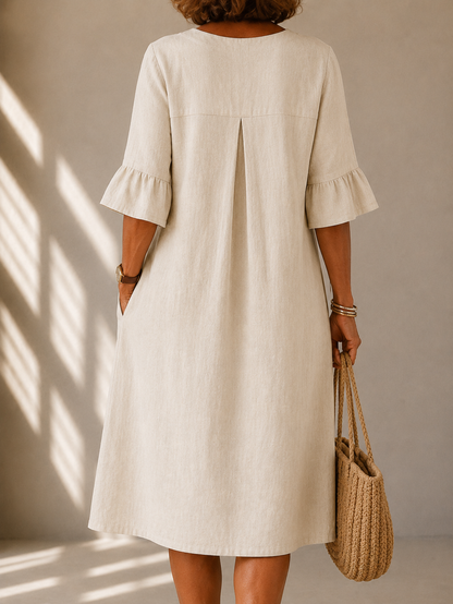 Leonor™ | Vestido de Botones