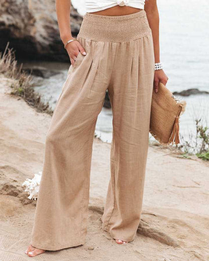 Aileen - Pantalones Anchos de Playa