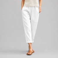 Kriza - Pantalones de Pierna Ancha con Bolsillos