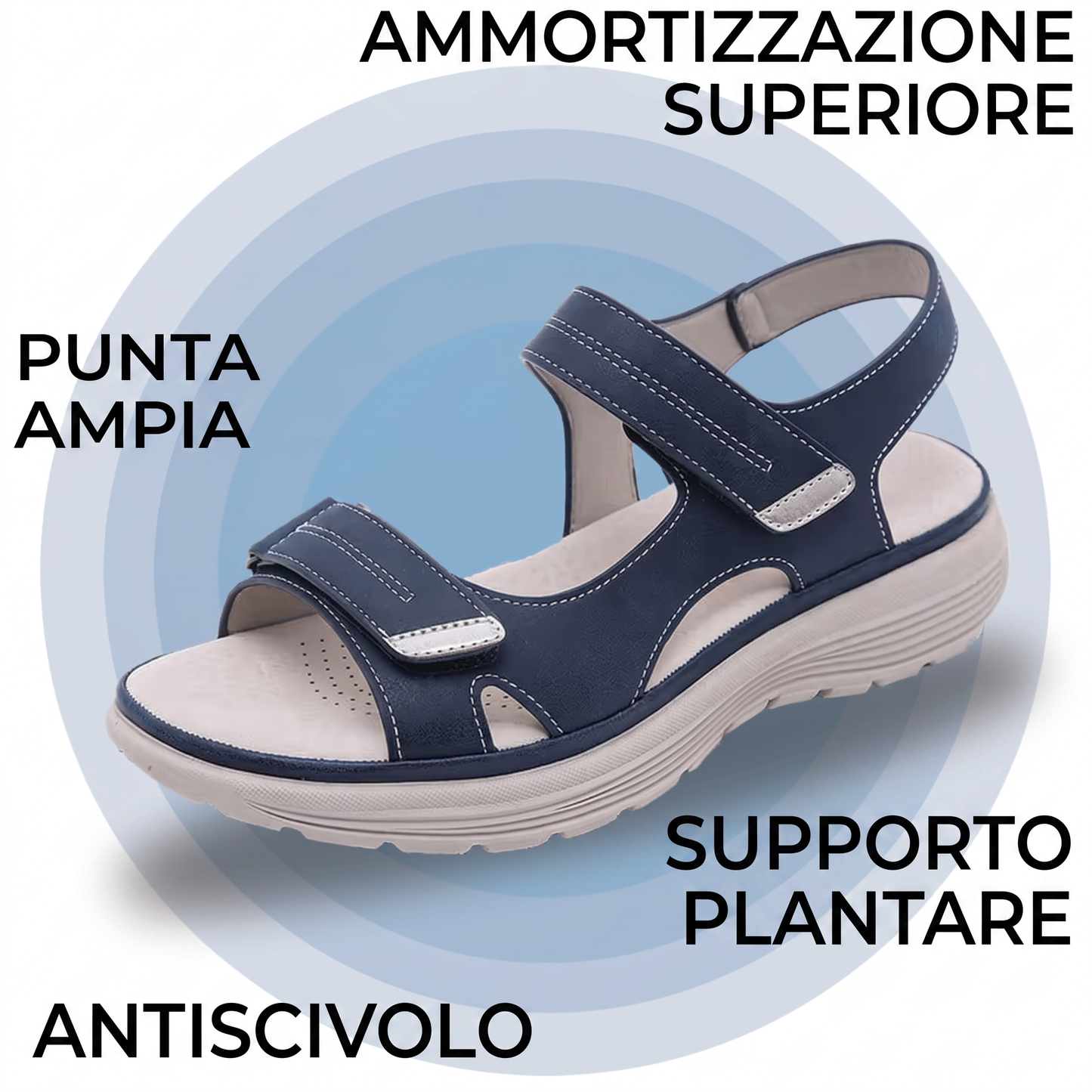 Soline Sandali Ortopedici Antiscivolo
