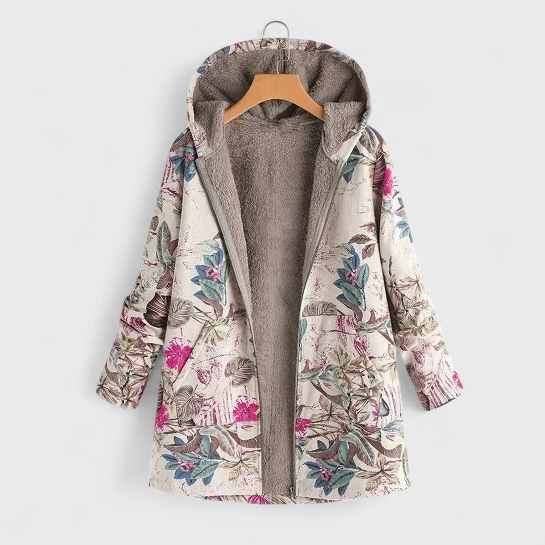 FLORA™║Parka cálida forrada