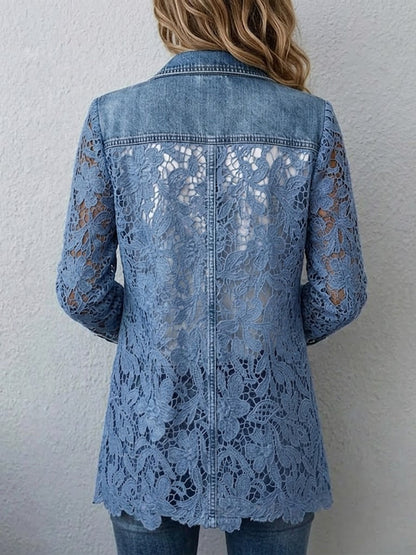 Alicia | Americana con Encaje Floral